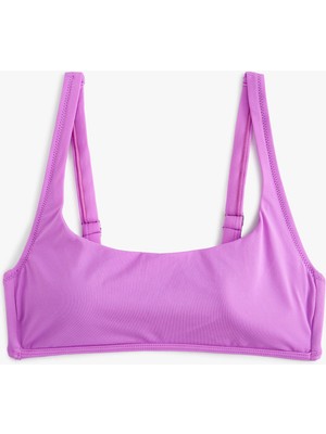 Koton Spor Bikini Üstü Çıkarabilir Pedli Arkası Bağlamalı