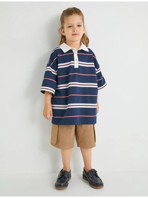 Koton Polo Yaka Tişört Kısa Kollu Pamuklu