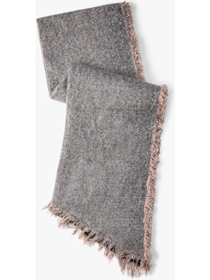 Koton Basic Atkı Yumuşak Dokulu Püsküllü