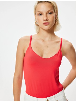 Koton Basic Ince Askılı Atlet Slim Fit