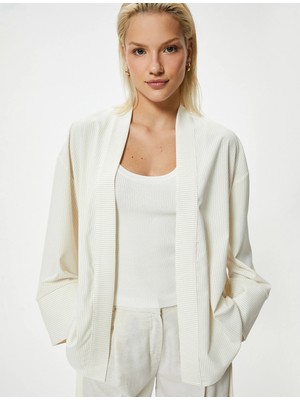 Koton Kısa Kimono Geniş Uzun Kollu Bol Kalıp