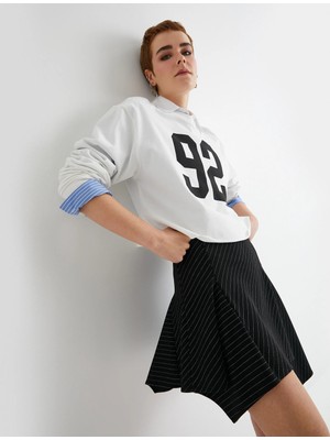 Koton Mini Etek Asimetrik Kesim Rahat Kalıp