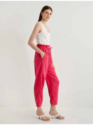 Koton Jogger Pantolon Beli Bağcıklı Cep Detaylı Rahat Kesim