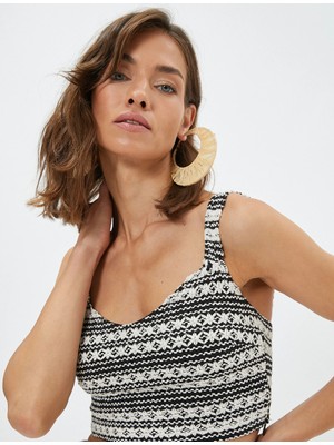 Koton Melis Ağazat XKoton - Askılı Crop Atlet