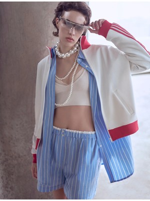 Koton Mini Şort Cepli Beli Çift Lastik Detaylı