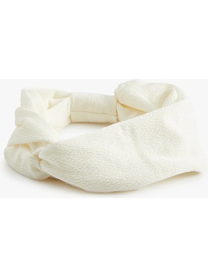 Koton Saç Bandı Düğüm Detaylı Dokulu