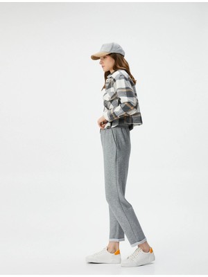 Koton Jogger Pantolon Beli Lastikli Cep Detaylı