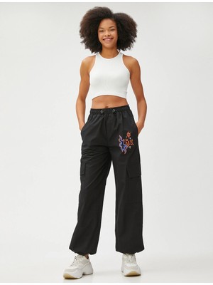 Koton Crop Atlet Fitilli Halter Yaka Kolsuz