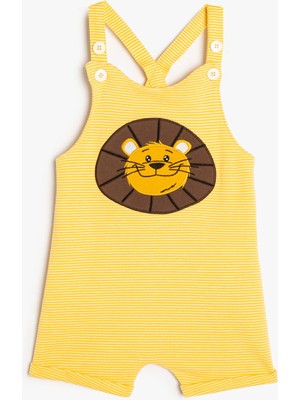 Koton Tulum Salopet Aslan Aplike Detaylı Ayarlanabilir Askılı