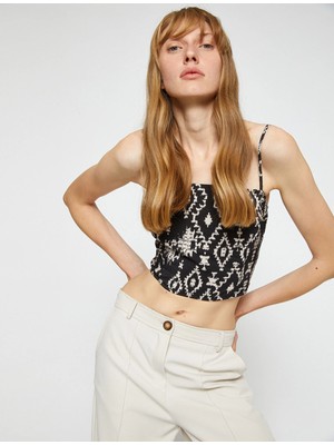 Koton Etnik Desenli Büstiyer