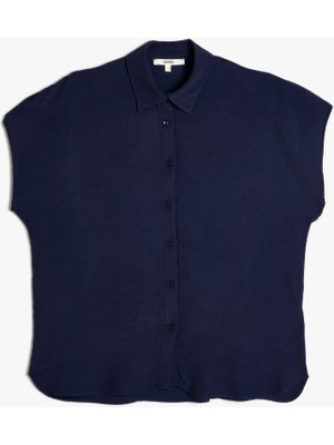 Koton Kap Kol Gömlek Viskoz Kumaş