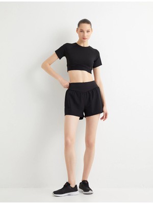 Koton Spor Şort Ekstra Mini Boy Slim Fit