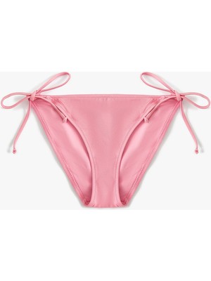 Koton Parlak Brazilian Bikini Altı Yanları Bağlama Detaylı
