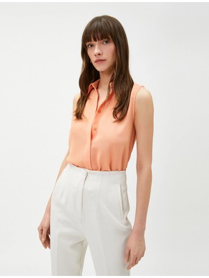 Koton Kolsuz Gömlek Gizli Düğmeli