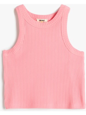 Koton Basic Atlet Kolsuz Ribanalı Pamuklu