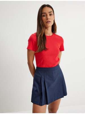 Koton Basic Tişört Bisiklet Yaka Kısa Kollu Pamuklu Slim Fit