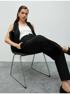 Koton Havuç Pantolon Beli Bağcıklı Cep Detaylı