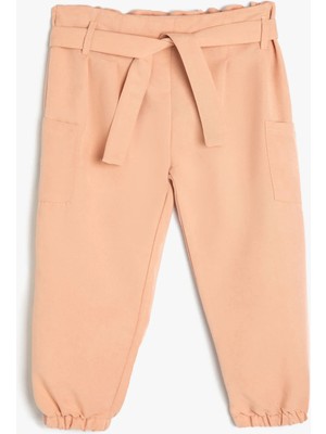 Koton Kargo Jogger Pantolon Kuşak Detaylı Cepli