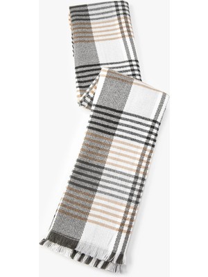 Koton Atkı Çizgili Yumuşak Dokulu