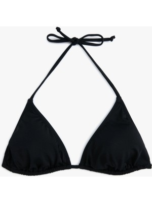 Koton Üçgen Bikini Üstü Boyundan Bağlamalı