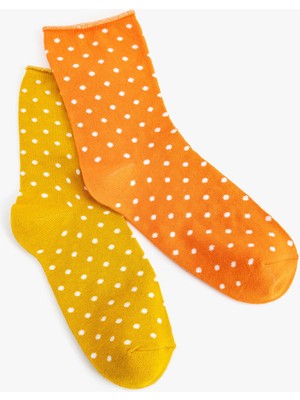 Koton Puantiyeli 2'li Soket Çorap Seti