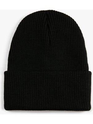 Koton Lastikli Örgü Basic Bere