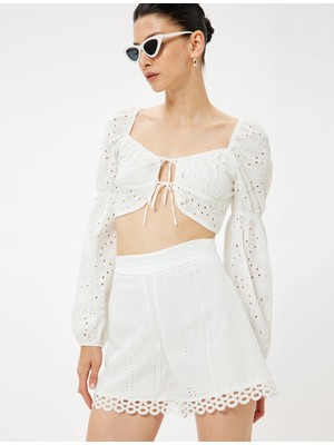 Koton Mini Fisto Şort Astarlı