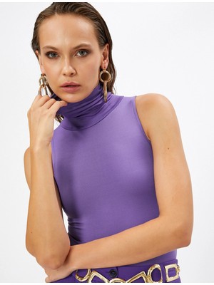 Koton Balıkçı Yaka Abiye Bluz Kolsuz Basic