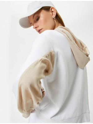 Koton Kapüşonlu Sweatshirt Cep Detaylı Standart Kesim