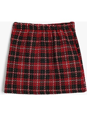 Koton Tüvit Etek Yün Karışımlı Beli Lastikli