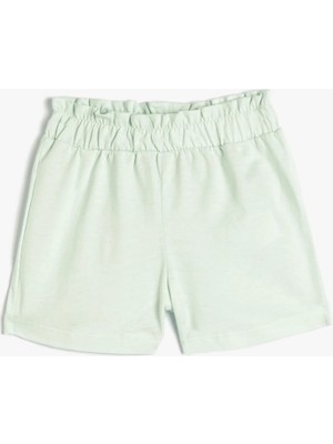 Koton Basic Şort Beli Lastikli Pamuklu