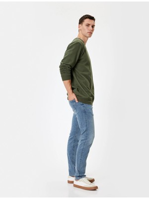 Koton Slim Fit Kot Pantolon - Brad Jean