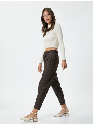 Koton Havuç Pantolon Beli Bağcıklı Cep Detaylı