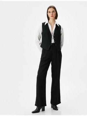 Koton Klasik Gömlek Uzun Kollu Düğmeli Slim Fit