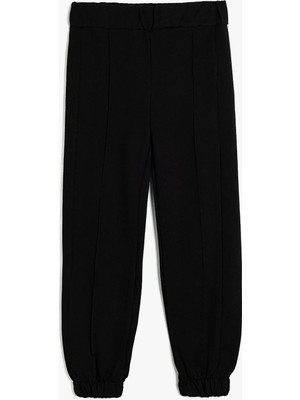 Koton Basic Jogger Eşofman Altı Pamuklu Beli Lastikli