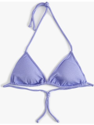Koton Üçgen Bikini Üstü Dokulu Kaplı