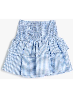 Koton Etek Katlı Beli Lastikli Gipe Detaylı