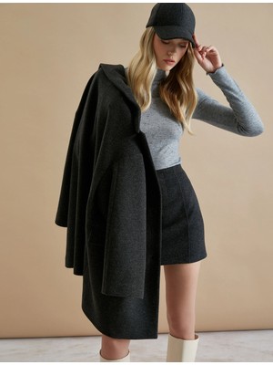 Koton Şahika Ercümen X - Yarım Balıkçı Yaka Uzun Kollu Tişört