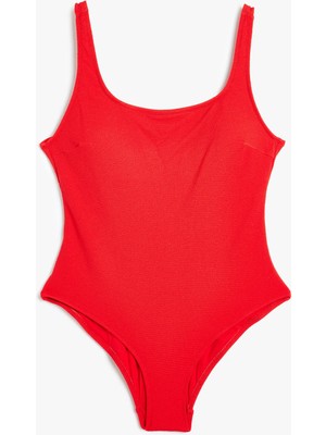 Koton Basic Mayo U Yaka Kalın Askılı Astarlı