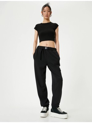 Koton Kargo Jogger Eşofman Altı Cepli Kemer Detaylı