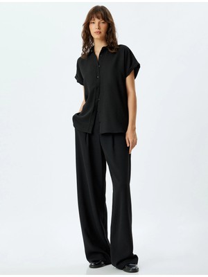 Koton Kısa Kollu Gömlek Klasik Yaka