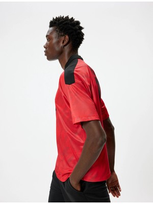 Koton Kolej Tişört Polo Yaka Kısa Kollu