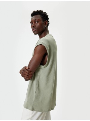 Koton Kolsuz Atlet Bisiklet Yaka Pamuklu