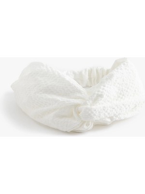 Koton Saç Bandı Düğüm Detaylı Dokulu