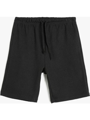 Koton Beli Bağlamalı Cep Detaylı Basic Şort