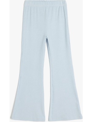 Koton Beli Lastikli Basic Ispanyol Paça Pantolon