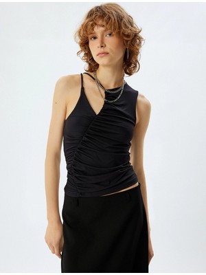 Koton Kolsuz Üst Drapeli Pencere Detaylı Slim Fit