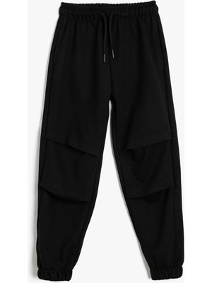 Koton Basic Jogger Eşofman Altı Cepli Beli Lastikli Pamuklu