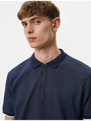 Koton 4SAM10089MK Koton Erkek T-Shirt Lacivert