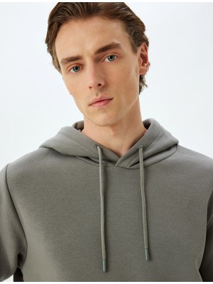 Koton Erkek Sweatshirt Gri 5WAM70001MK